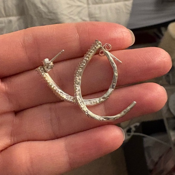 Verameat spine curved earrings - Picture 3 of 6